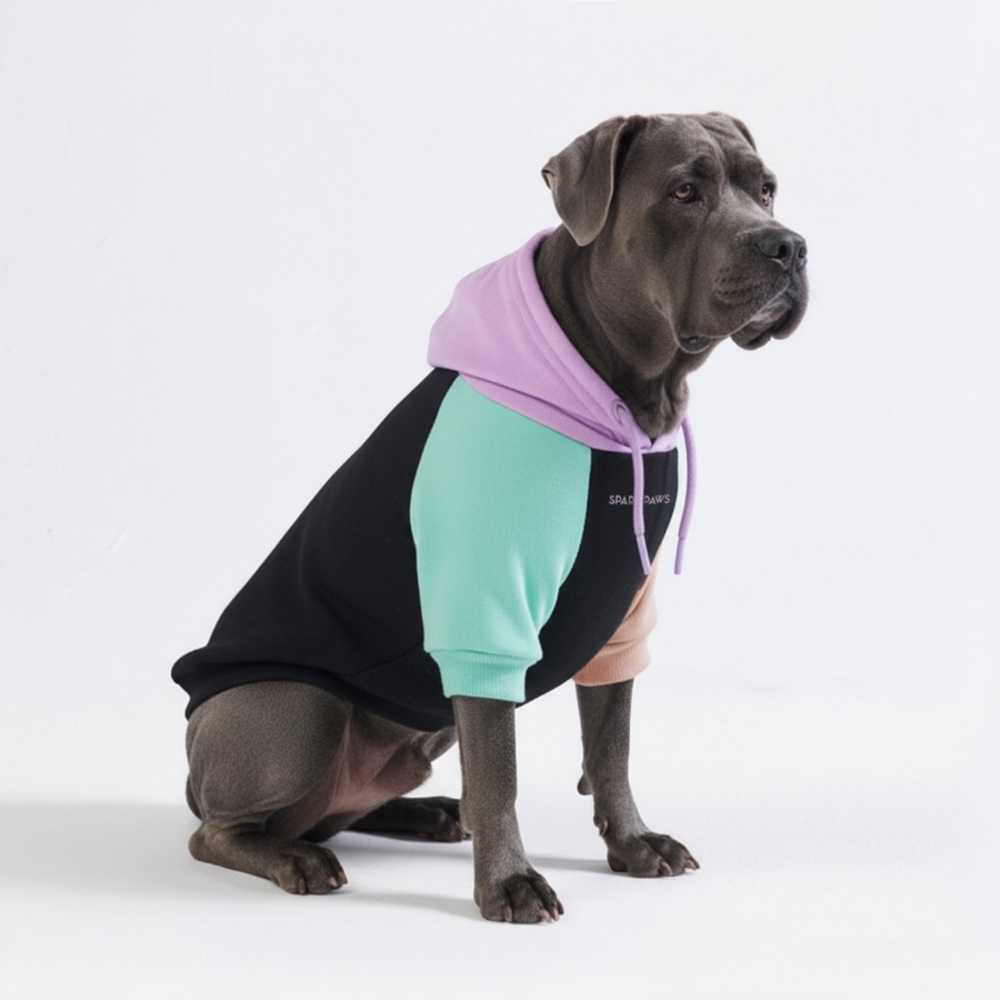 NWT Spark Paws Color Block Dog Hoodie 5XL Y82